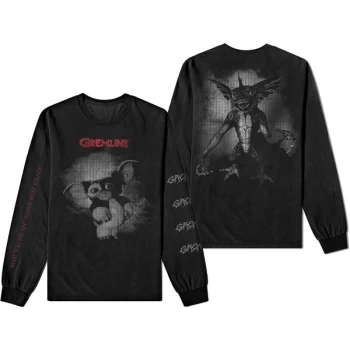 Image of Warner Bros - Gremlins Graphic Unisex X-Large T-Shirt - Black