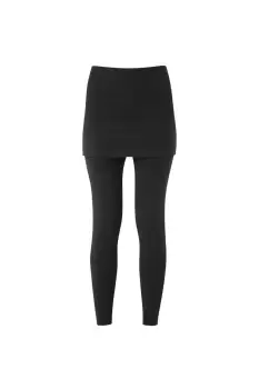 Image of Essentials Super Soft Organic Cotton Skinny Fit Skirted 2 in 1 Leggings