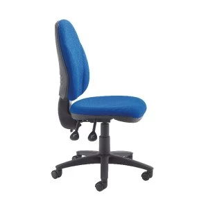 Image of Arista Concept High Back Permanent Contact Operator Blue Chair KF03456