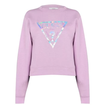 Guess Laila Sweatshirt - Purple K9ZS1