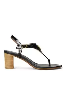 Image of Lauren by Ralph Lauren Ellington High Heel Sandal - Black, Size 3, Women