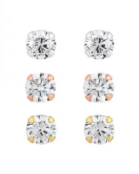 image of Simply Silver Stud Earring Pack