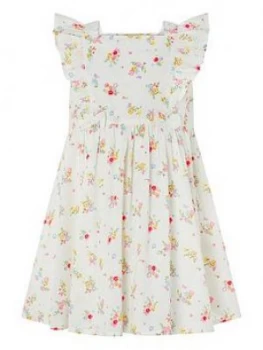 Image of Monsoon Baby Girls S.E.W. Organic Kaia Dress - Ivory