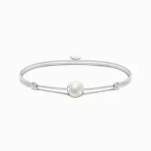 image of White Nylon Freshwater Pearl Bracelet A2115-170-14