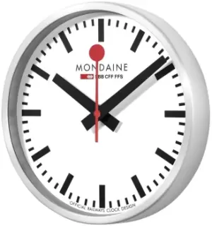 Image of Mondaine Clock Stop2go White