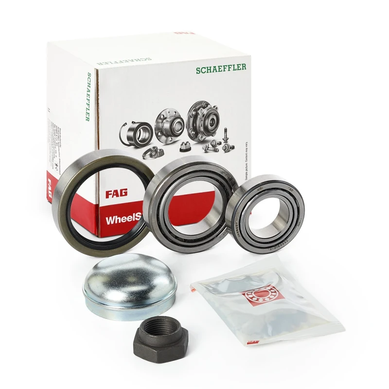 Image of FAG 713 6504 20 Wheel bearing kit Photo corresponds to scope of supply Wheel Bearing Kit (654)