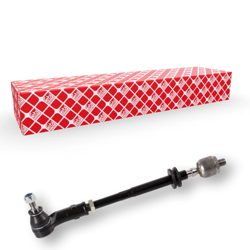 Image of FEBI BILSTEIN 10880 Tie Rod OE Turbo NEW, Front Axle Left, with lock nut Rod Assembly (284)