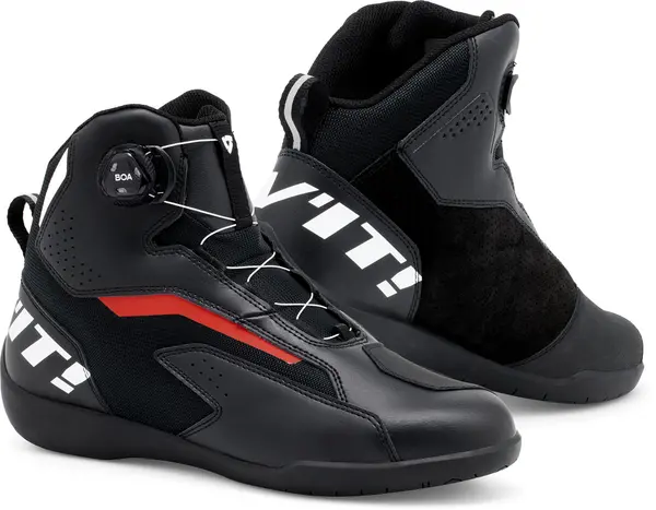 Image of REV'IT! Shoes Jetspeed Pro Black Red Size 45