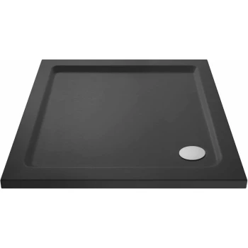 image of Hudson Reed Square Shower Tray 900mm x 900mm - Slate Grey