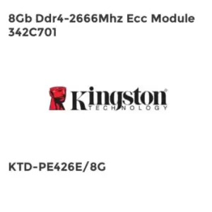 image of 8Gb Ddr4-2666Mhz Ecc Module 342C701