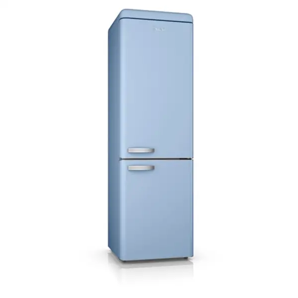 Image of Swan SR11020BLN 300L Retro Frost Free Fridge Freezer