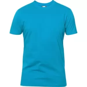 image of Clique Mens Premium T-Shirt (L) (Turquoise)