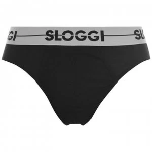 image of Sloggi Men Go Mini Briefs - Black-004