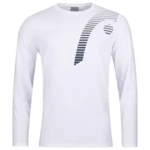 Image of Head Club Cliff Ls - White
