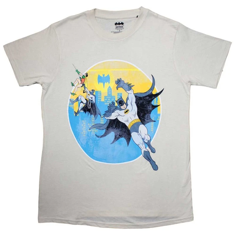 Image of DC Comics Batman Bat Leap Logo T Shirt Multi unisex