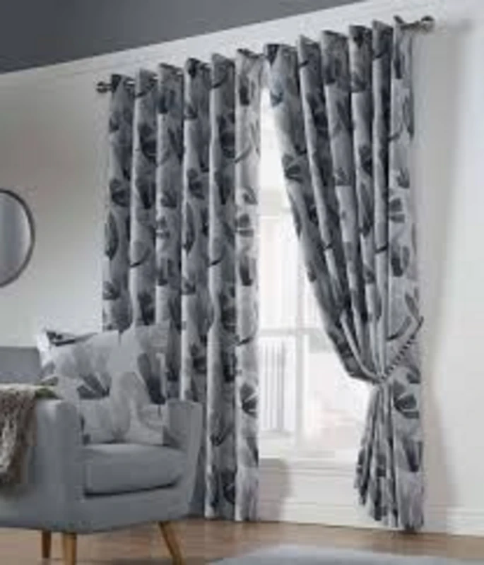 Image of Luxury Living Amsterdam 66" X 90" Purple (ring Top Curtains) AMST6690PUR