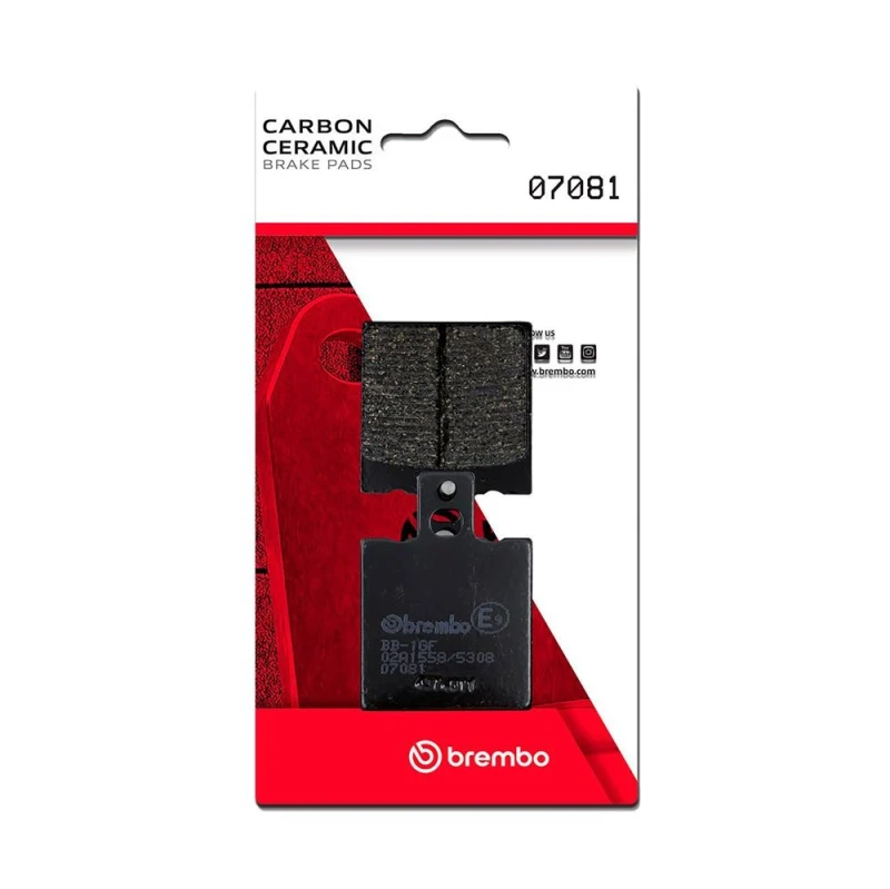 Image of BREMBO Brake pad set BREMBO 07081