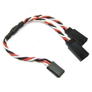 image of Etronix 15Cm 22Awg Futaba Twisted Y Extension Wire