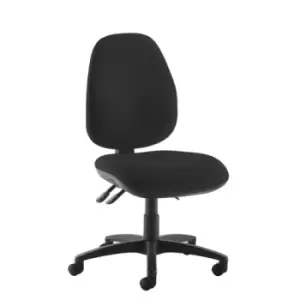 Image of Jota high back operator chair with no arms - black