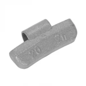 image of Wheel Weight 20G Hammer-on Plastic Coated Zinc for Alloy Wheels Pack of 100