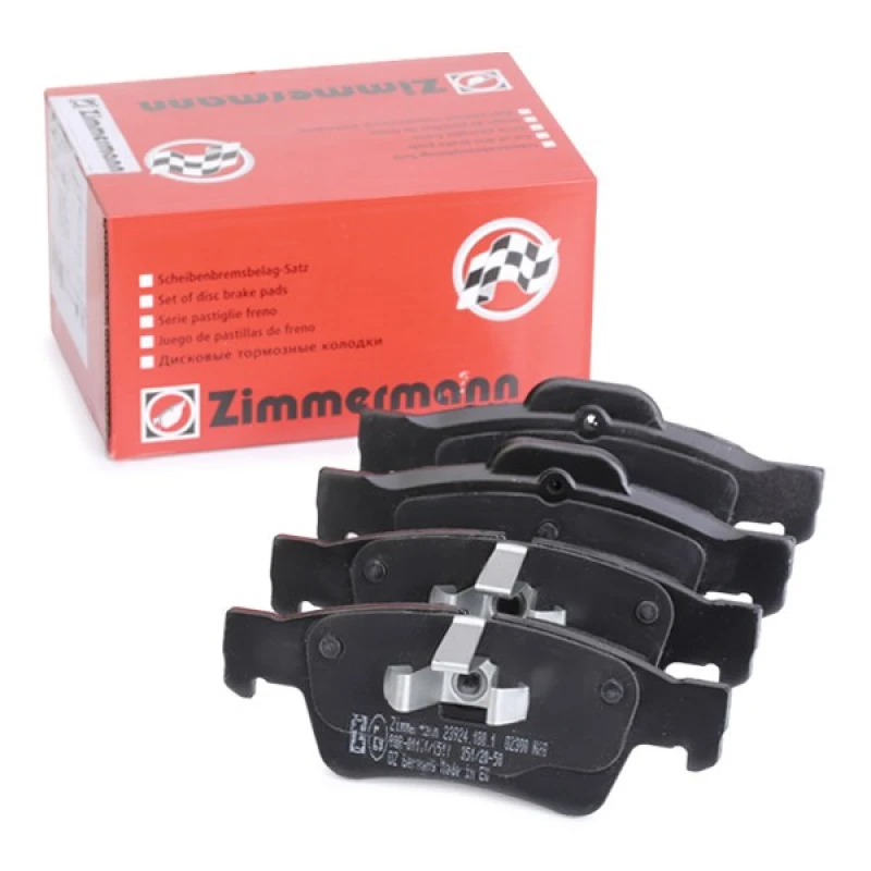 Image of ZIMMERMANN 23924.180.1 Brake pad set Rear Axle, prepared for wear warning indicator, Photo corresponds to scope of supply Brake Pad Set,disc brake (4