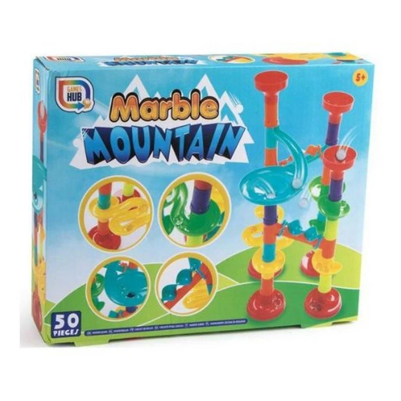 Image of Grafix 50 Piece Marble Run Race Game Multi unisex