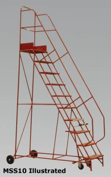 Image of Sealey MSS03 Mobile Safety Steps 3-Tread