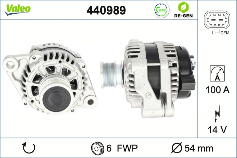 Image of Alternator VALEO 440989