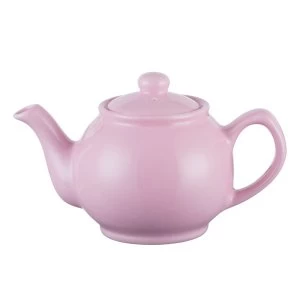 image of Price and Kensington Fine Stoneware Traditional 2 Cup Pastel pink Teapot 22 x 14 x 14 cm