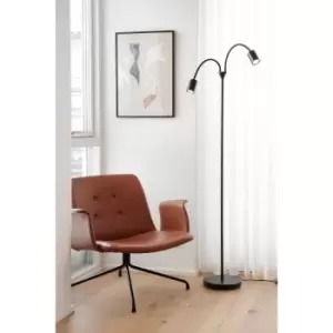Image of Explore Multi Arm Floor Lamp Black GU10