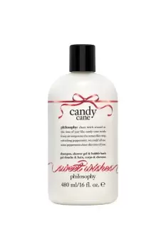 image of Philosophy Candy Cane Shower Gel & Bubble Bath 480ml