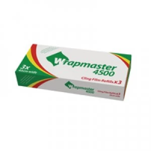 Image of Wrapmaster 4500 Cling Film Refill 450mmx300m Pack of 3 31C81