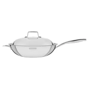 image of Tramontina 32cm Wok - Stainless Steel