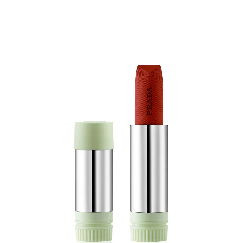 Image of Prada Beauty Prada Monochrome - Soft Matte - Buildable Weightless Lipcolour Refill - Red Red One Size