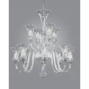 image of 28-impex - Chandelier lampshades Stara 12 bulbs 11cm