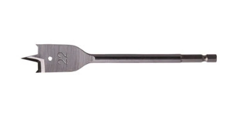 Image of Makita 1/4" Hex Shank Flat Wood Drill Bit E-17267 Diameter: 22mm