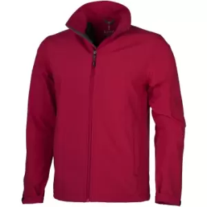 image of Elevate Mens Maxson Softshell Jacket (L) (Red)