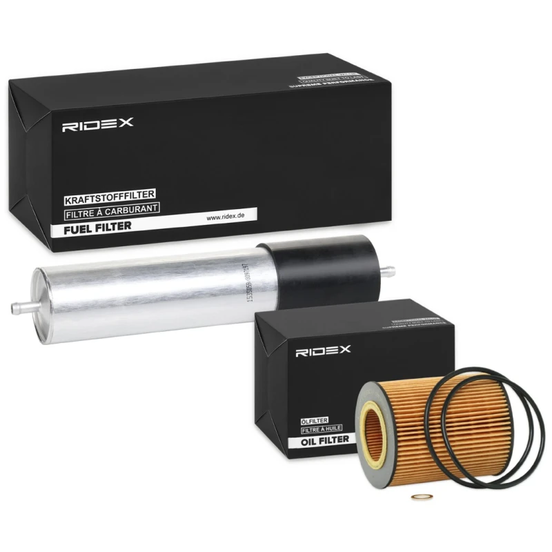 Image of RIDEX 4055F34700 Filter Set with gaskets/seals Filter Set (4055)