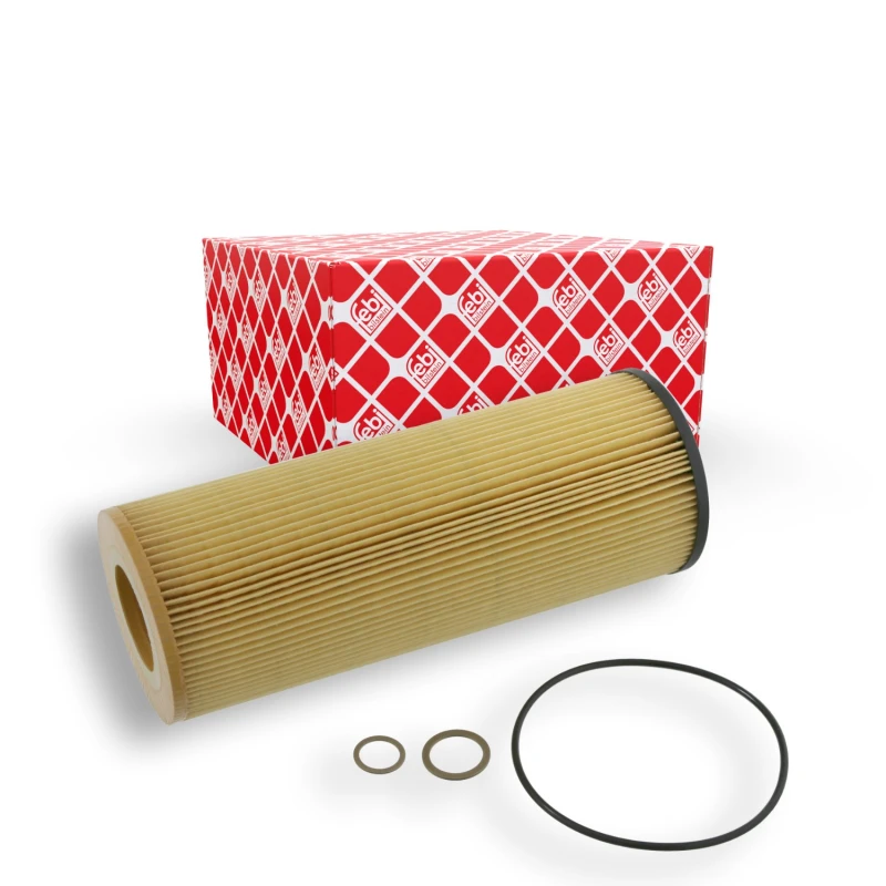 Image of FEBI BILSTEIN 24665 Oil filter Filter Insert, with gaskets/seals Oil Filter (7)