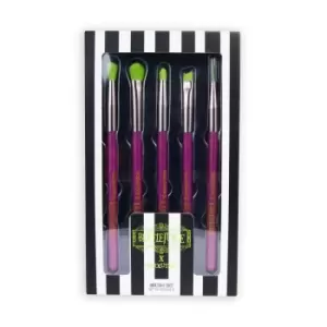 image of Beetlejuice x Makeup Revolution Beetlejuice Brush Set