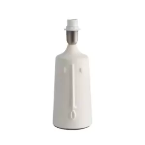 Image of Indoor Table Lamp Light Base Only - Matt White Ceramic Base - Mr His & Hers