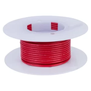 Image of PJP 9012/spool/10R Red 3.8mm Double Jacket Flexible PVC Wire 10M Spool