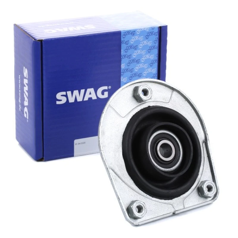 Image of SWAG 70 93 6615 Top strut mount with rolling bearing Elastomer Suspension Strut Support Bearing (1180)