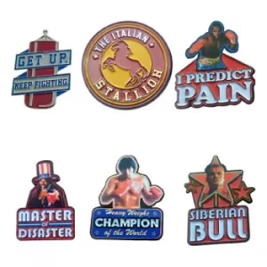 image of Rocky Pin Badge 6-Pack 45th Anniversary Limited Edition