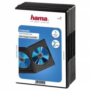 Image of Standard DVD Double Jewel Case (Pack of 5) Black