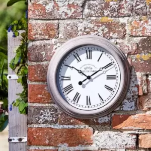 image of Smart Garden Outside In Biarritz 12-Inch Wall Clock