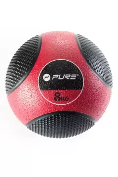Image of Pure2improve Medicine Ball - 8kg Red/black