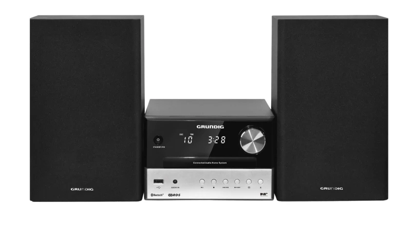 Image of Grundig CMS 3000 BT DAB+ Home audio micro system 30 W Black. Silver