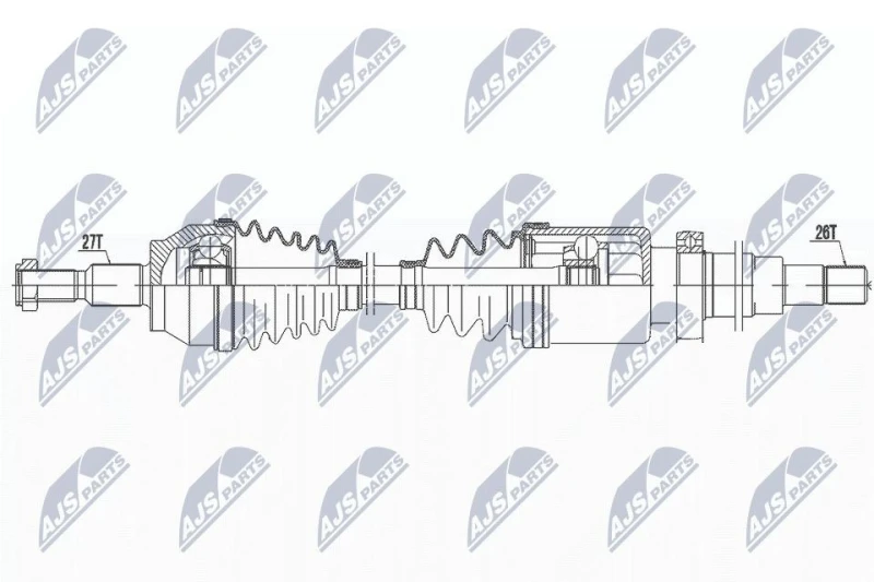 Image of NTY Drive shaft NTY NPW-FR-046