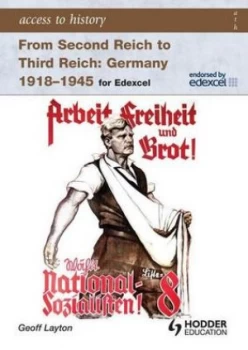 Image of From Second Reich to Third Reich--Germany 1918-45 by Geoff Layton Paperback